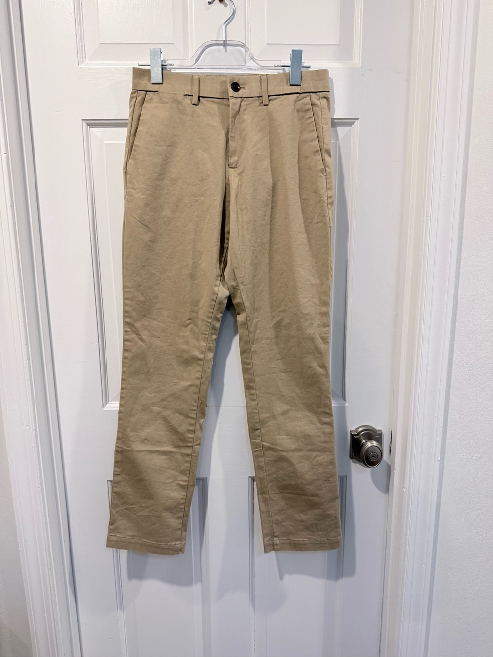 NWT Gap Men's Straight Classic Beige Chino Pants Size 28 Length 30
